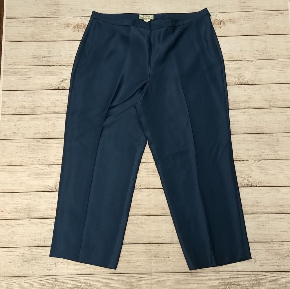 Tommy Bahama Blue Silk Capris